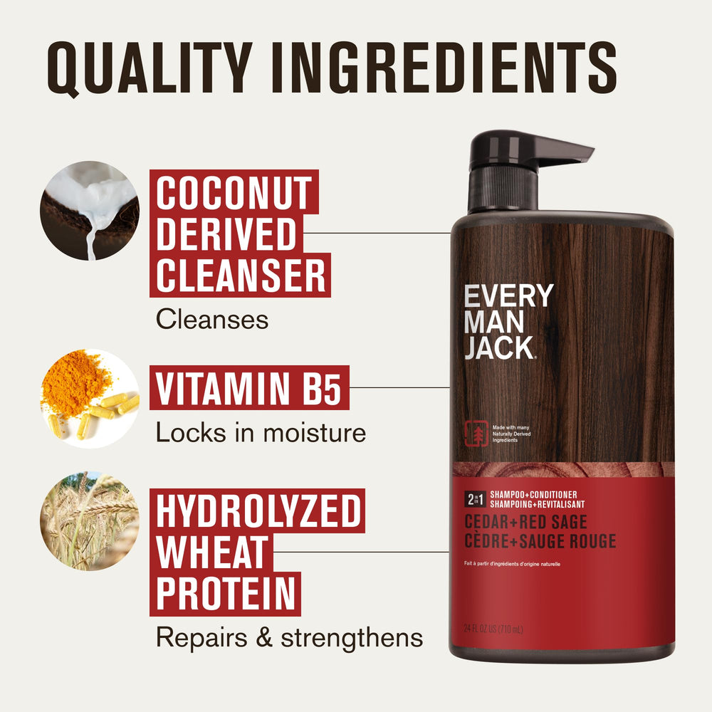 Every Man Jack cedar red sage US-made and B Corp certified for responsible production.
