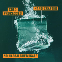 Every Man Jack Cold Plunge bar soap featuring earthy eucalyptus note for a bright morning routine.