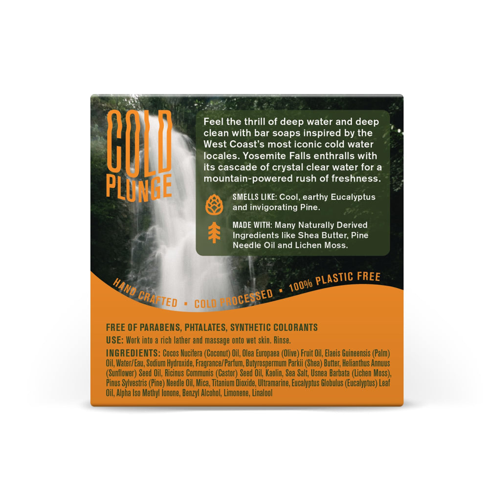 Every Man Jack Cold Plunge bar soap quick lather and rinse for shower routines.