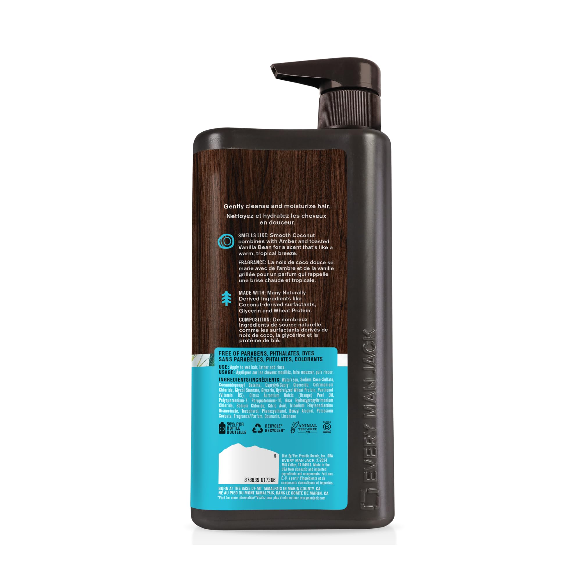 Every Man Jack cruelty-free B Corp seal reinforces ethical branding.