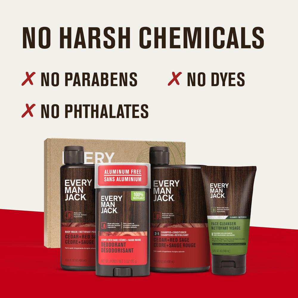 Every Man Jack face wash Skin Revive Daily Energizing for morning cleanse.