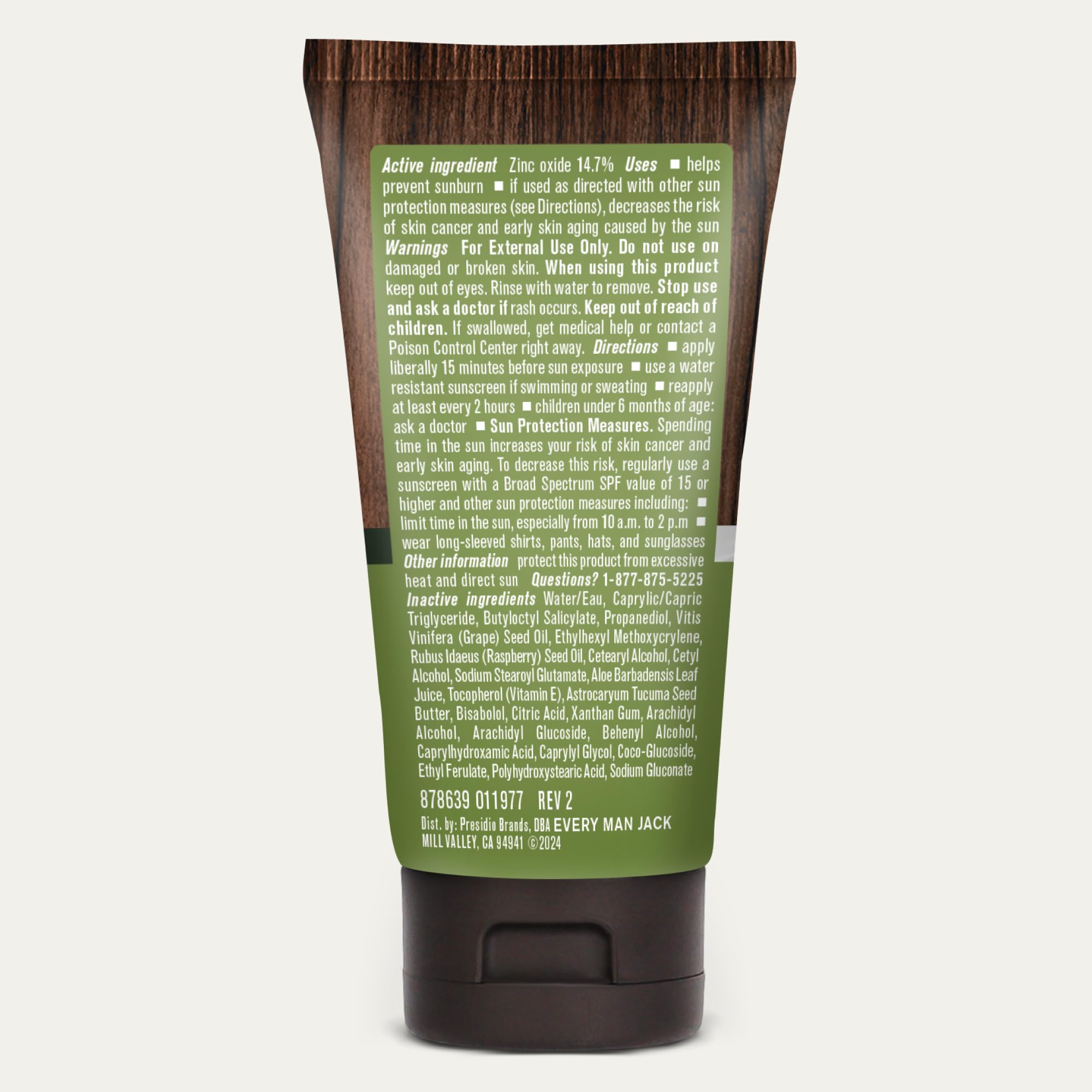 Every Man Jack fragrance-free option for sensitive skin