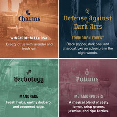 Every Man Jack Harry Potter four-bottle set provides varied scents for different shower moods.