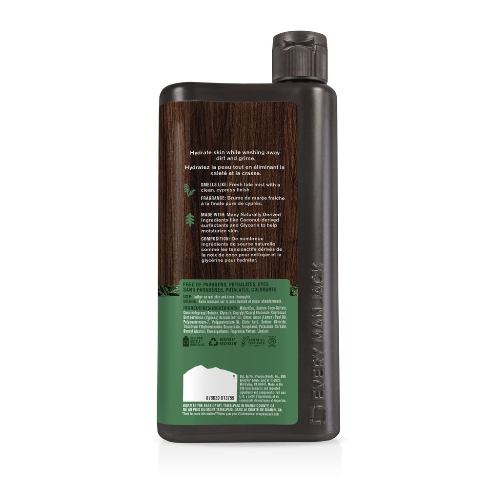 Every Man Jack hydration-coconut glycerin action shot suggests skin-softening potential.