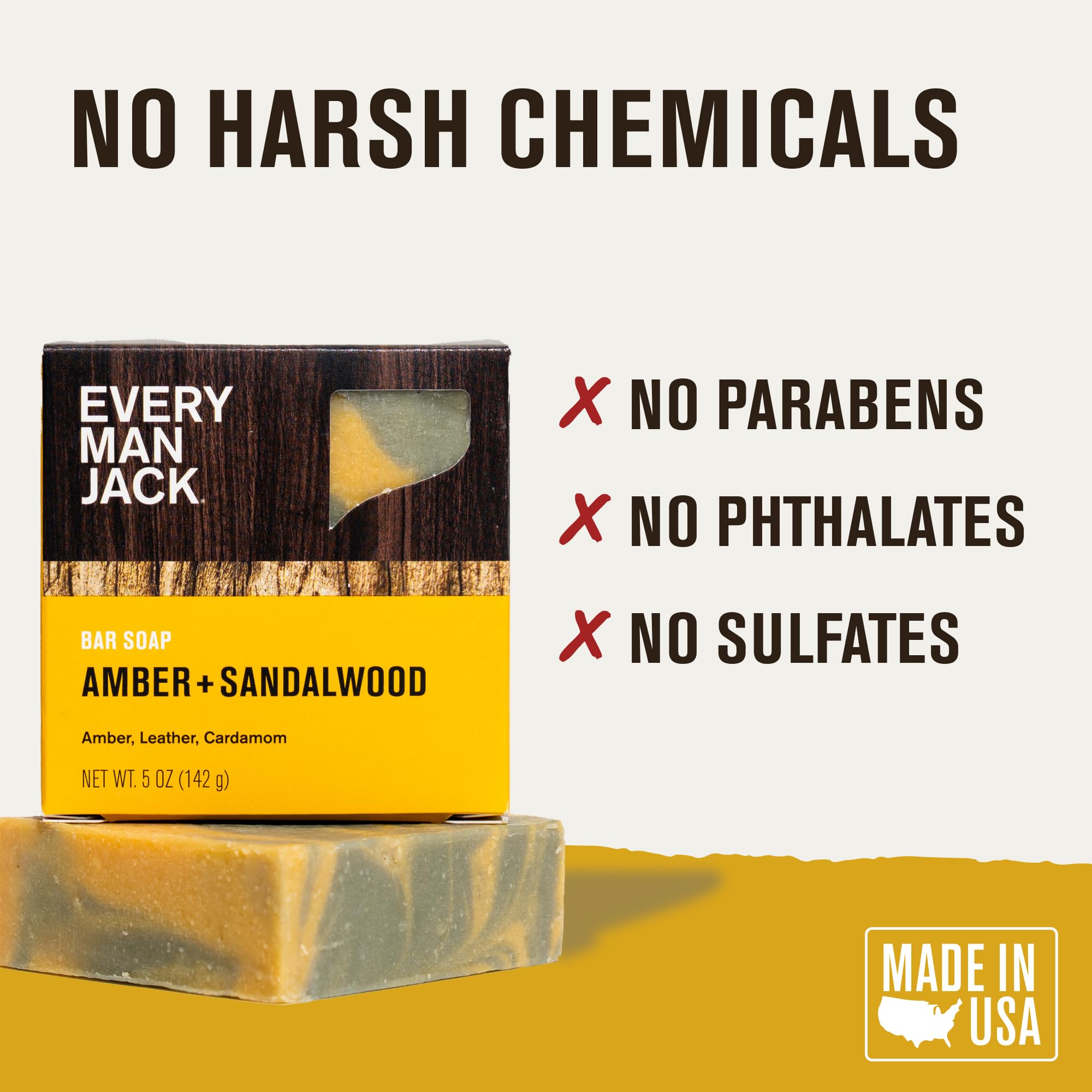 Every Man Jack loofah usage shows lathering texture for a satisfying wash.