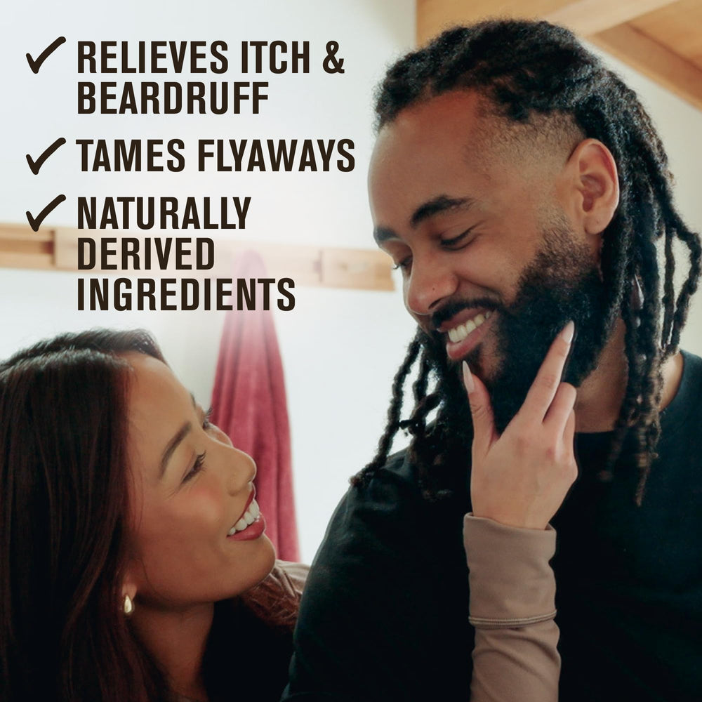 Every Man Jack natural ingredients argan and borage highlight nourishing beard nutrients.