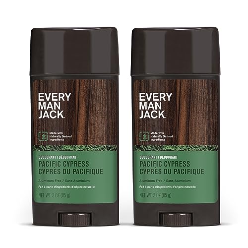 Every Man Jack Pacific Cypress deodorant packaging-inside shows US-made Mt Tam origins.