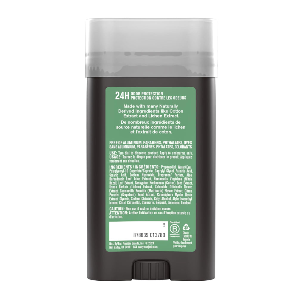 Every Man Jack Pacific Cypress 3oz twin-pack image emphasizes value and convenience.