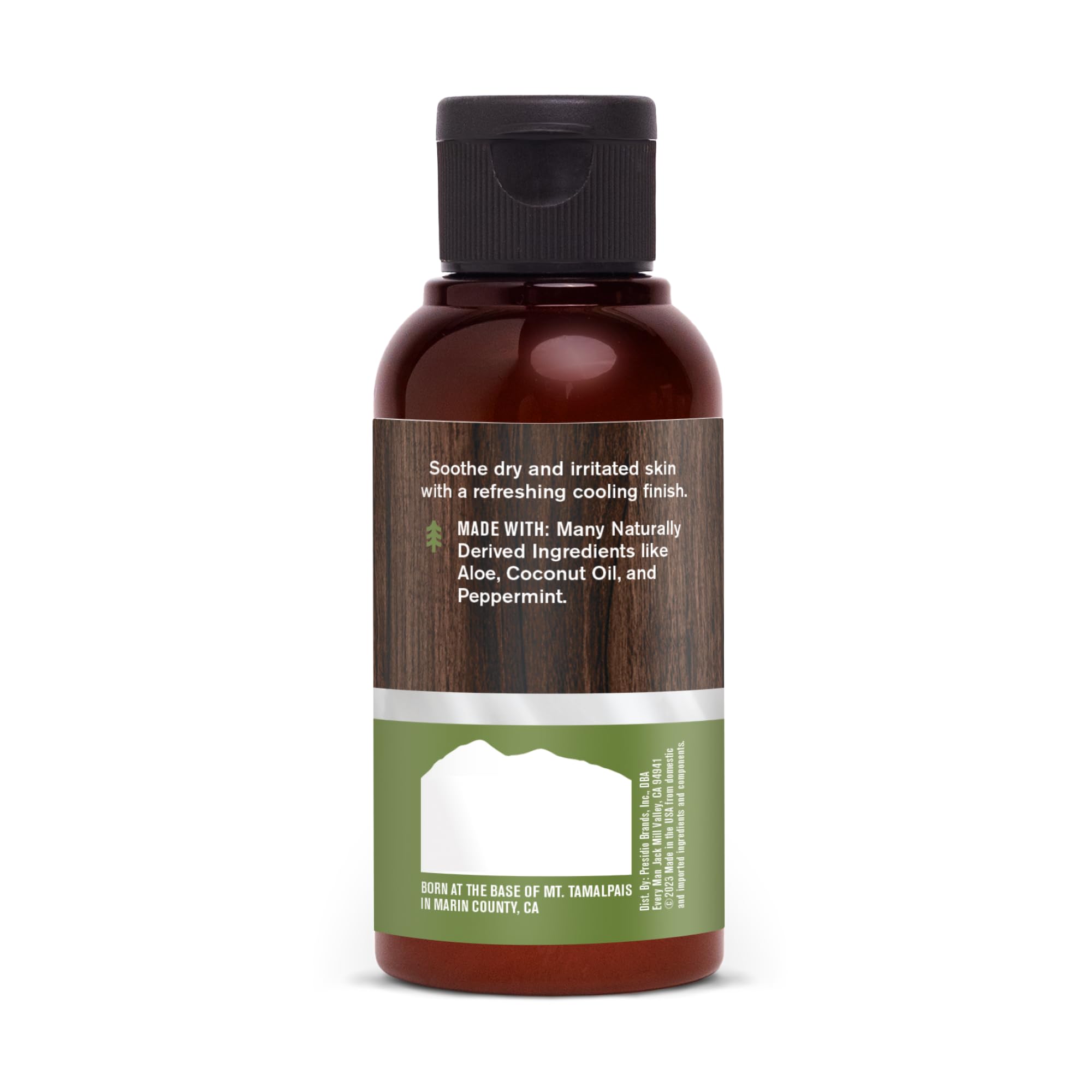 Every Man Jack Post Shave Balm features naturally derived ingredients for thoughtful skincare.