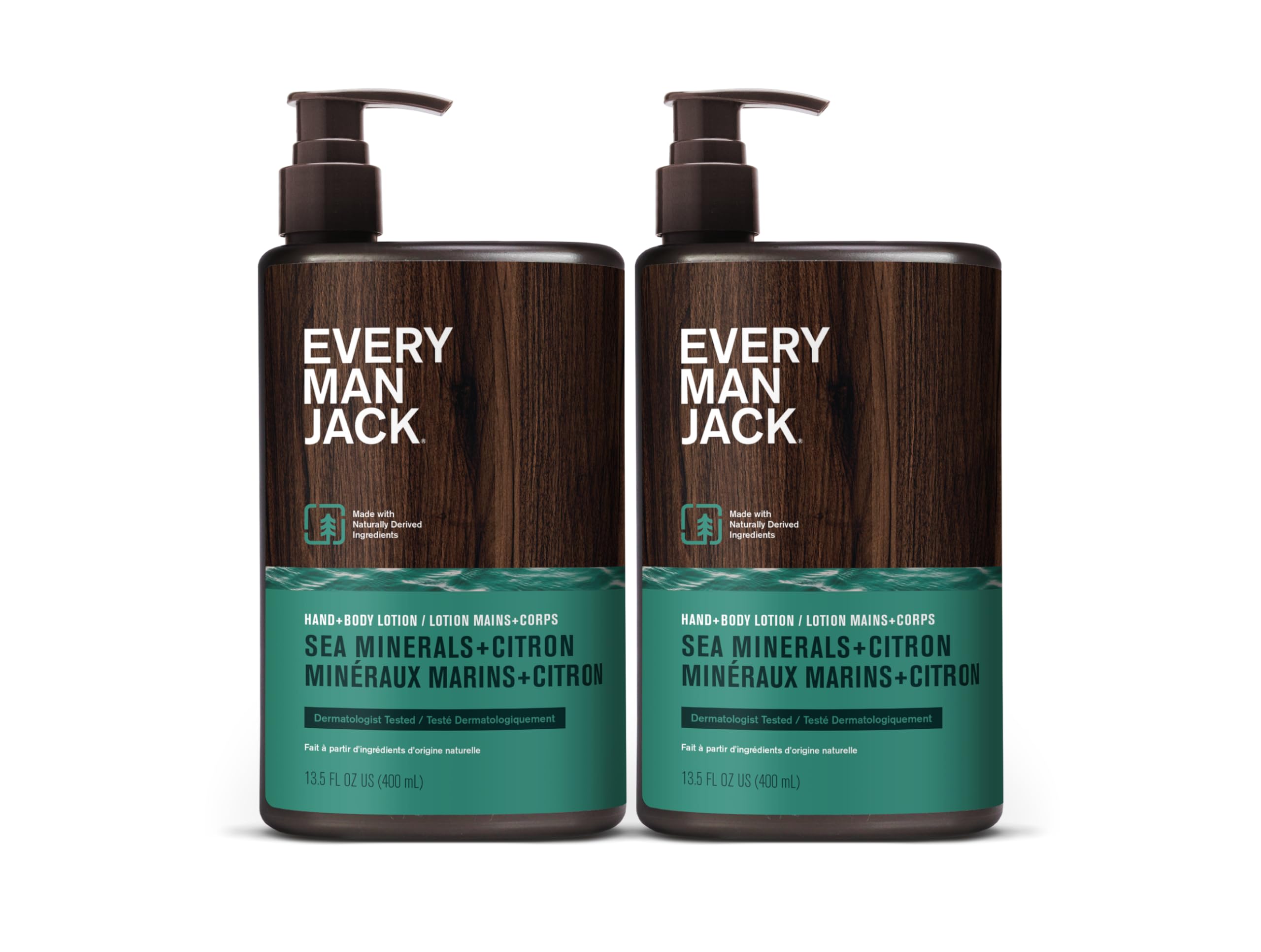 Every Man Jack Sea Minerals Citron lotion on damp skin for refreshed feel.