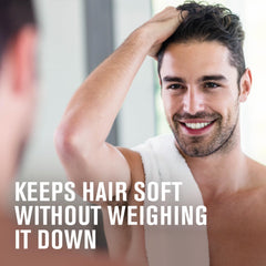 Every Man Jack Tea Tree Cedar shampoo lather closeup emphasizes cleansing action
