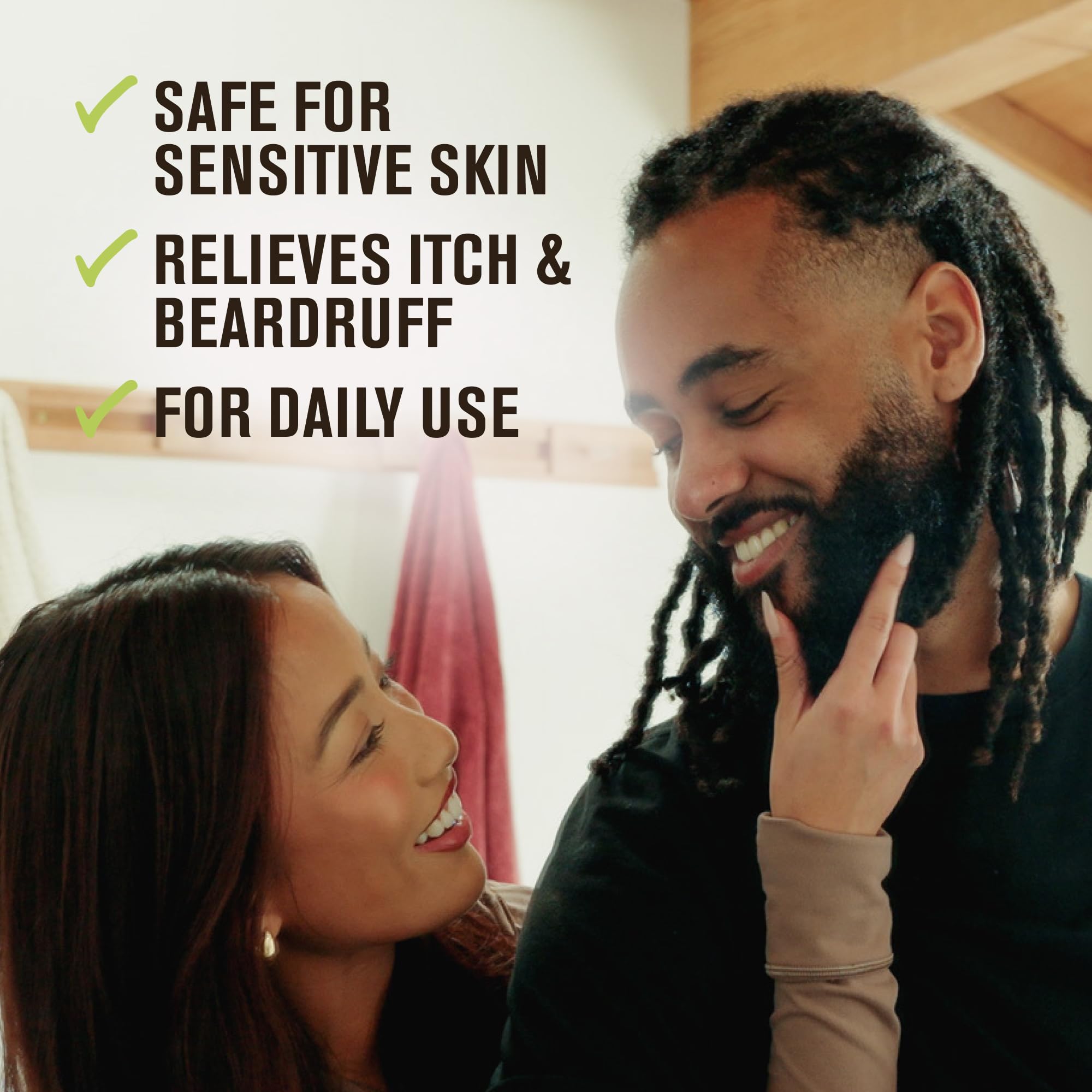 Every Man Jack unscented beard bundle packaging shows the complete fragrance-free care set.