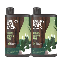 Every Man Jack Winter Pine bottle-front for a winter-ready cleanse.