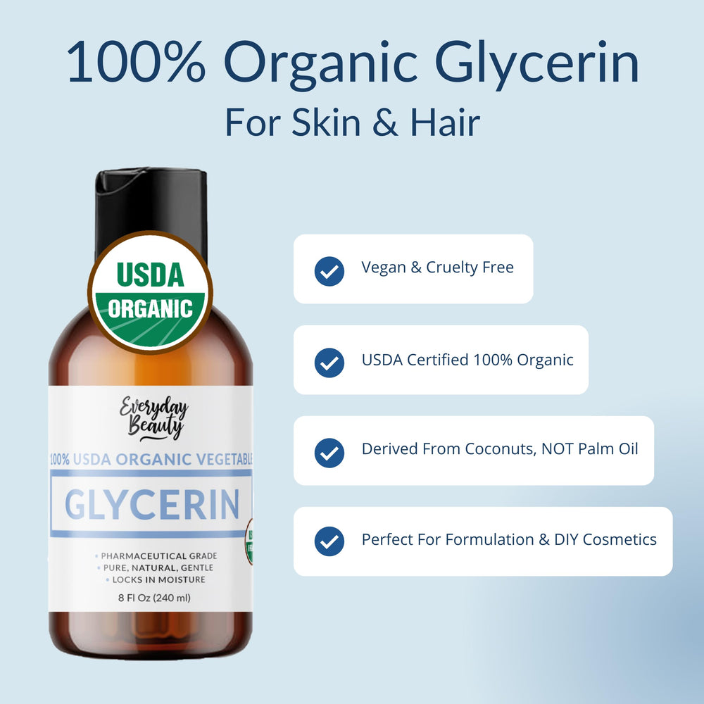 Everyday Beauty 100% Organic Glycerin versatile base for soap making and crafts.
