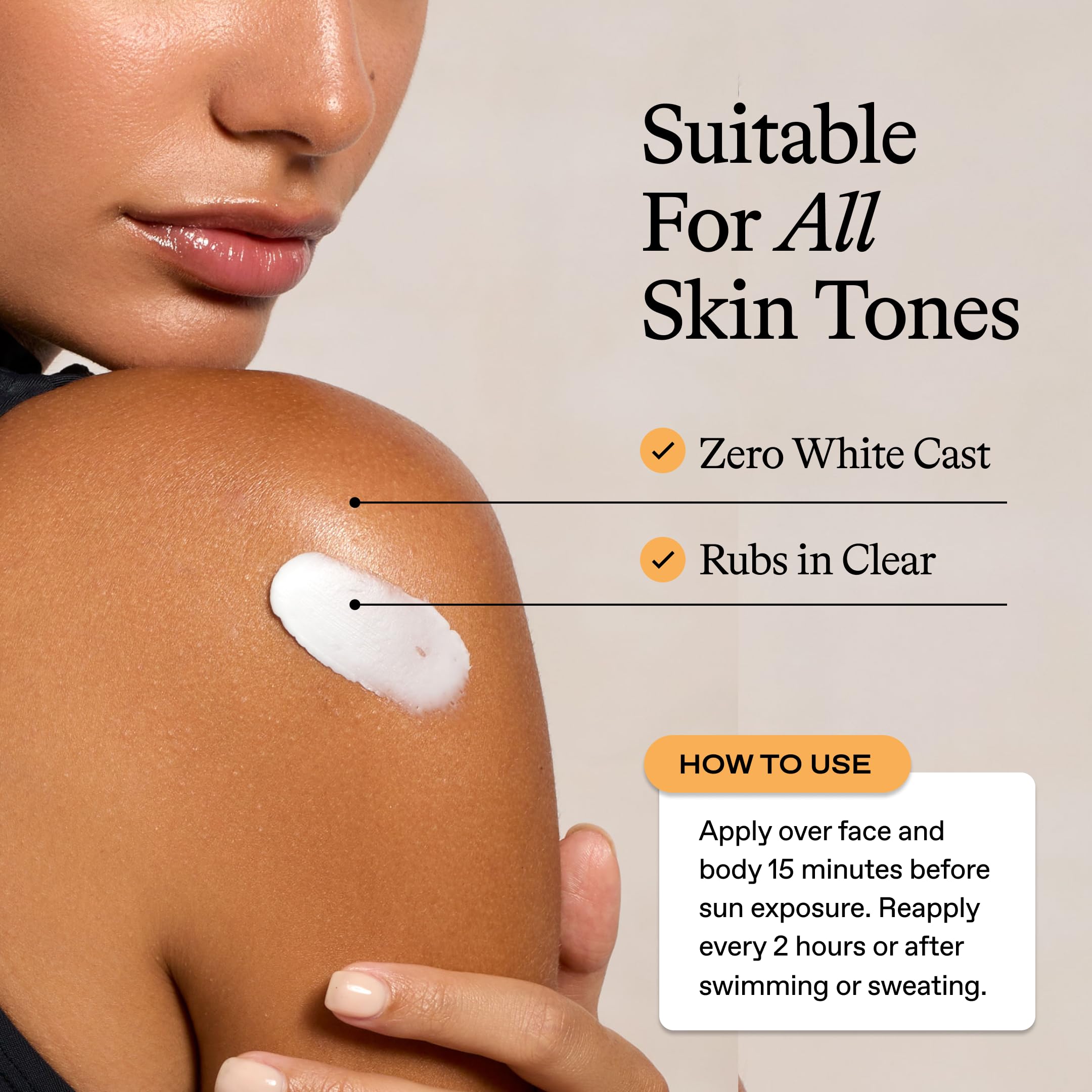 Oh My Bod SPF50 travel-size bottle fits TSA-friendly luggage