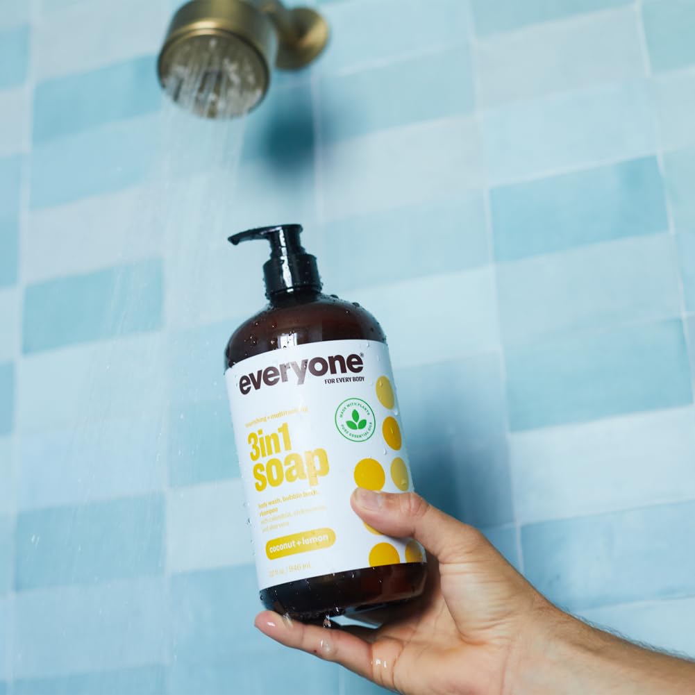 Everyone 3-in-1 body-wash scene highlighting 32 oz eco bottle