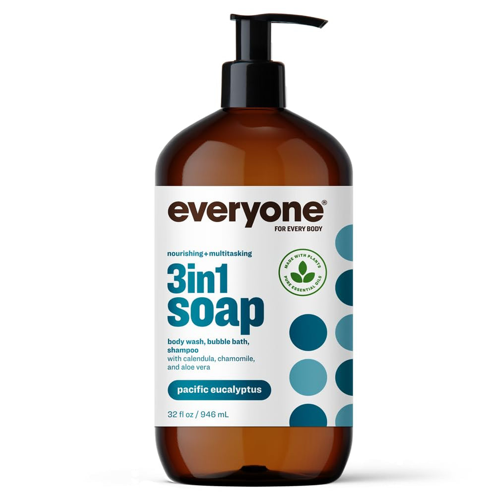 Everyone for Every Body SOAP PACIFIC EUCALYPTUS bar with refreshing cleanse and uplifting aroma.