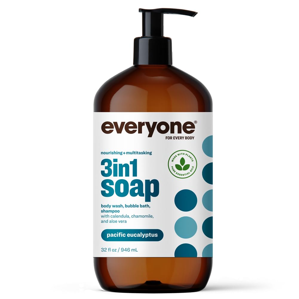 Everyone for Every Body SOAP PACIFIC EUCALYPTUS bar with refreshing cleanse and uplifting aroma.