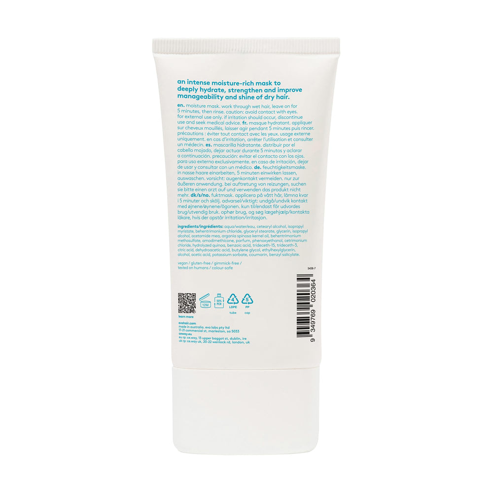 EVO The Great Hydrator Mask ingredients close-up highlighting nourishing components