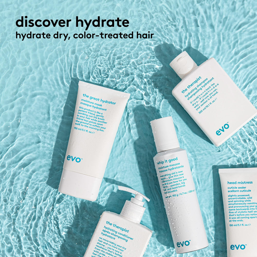 EVO The Great Hydrator Mask weekly use for dry hair care routine
