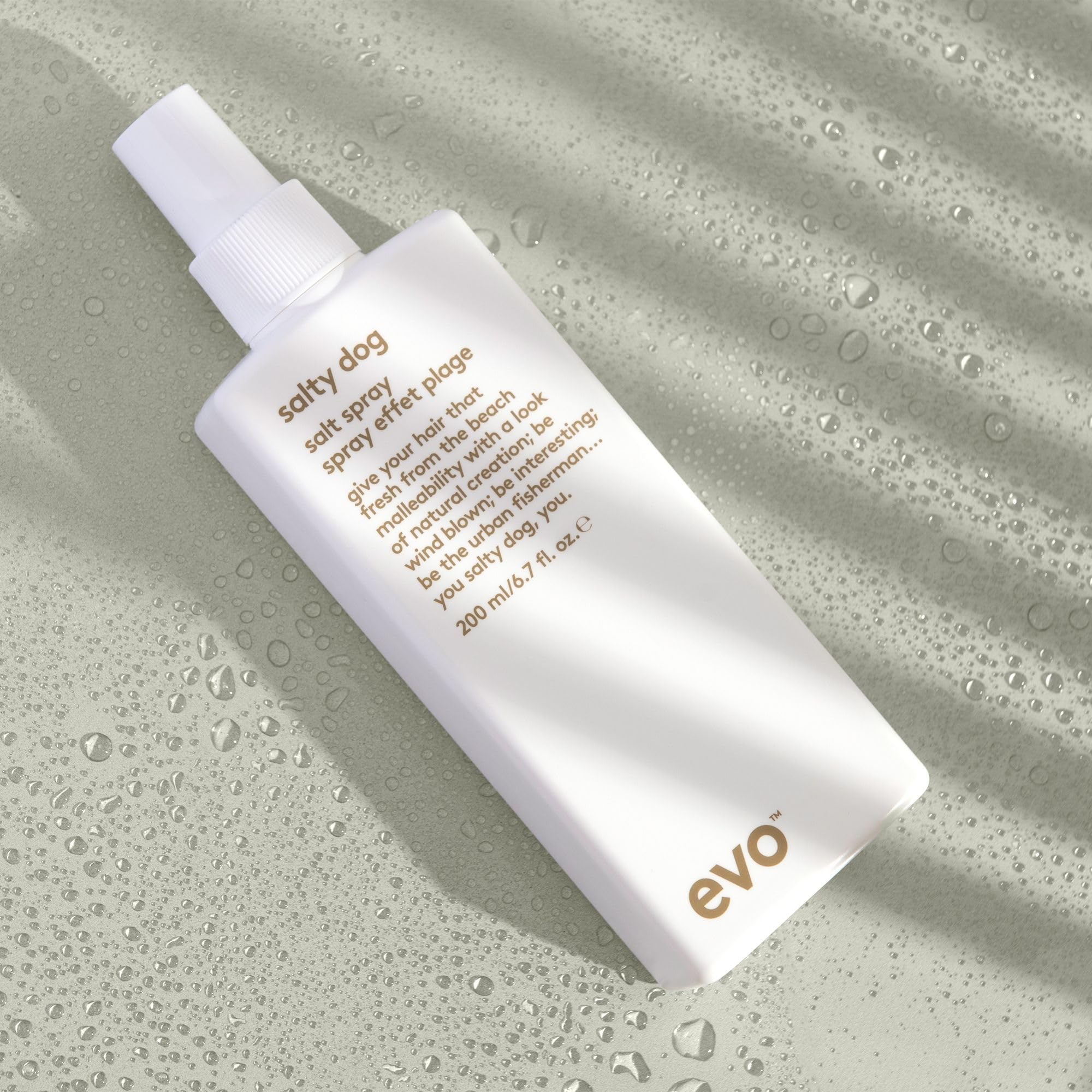 EVO Salty Dog hydration benefit helps prevent hair drying out.