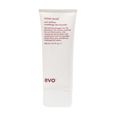 EVO Total Recoil Definer cream application defines curls with moisture and control