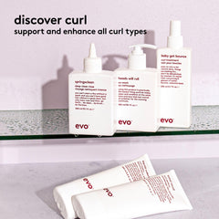 EVO Total Recoil Definer humidity control reduces frizz for smoother curls
