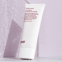EVO Total Recoil Definer moisturized curls benefited by cacao butter