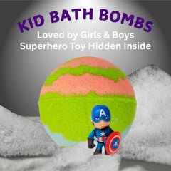 EvolutionUSA bath bomb dissolving colors in water for a vibrant bath experience.