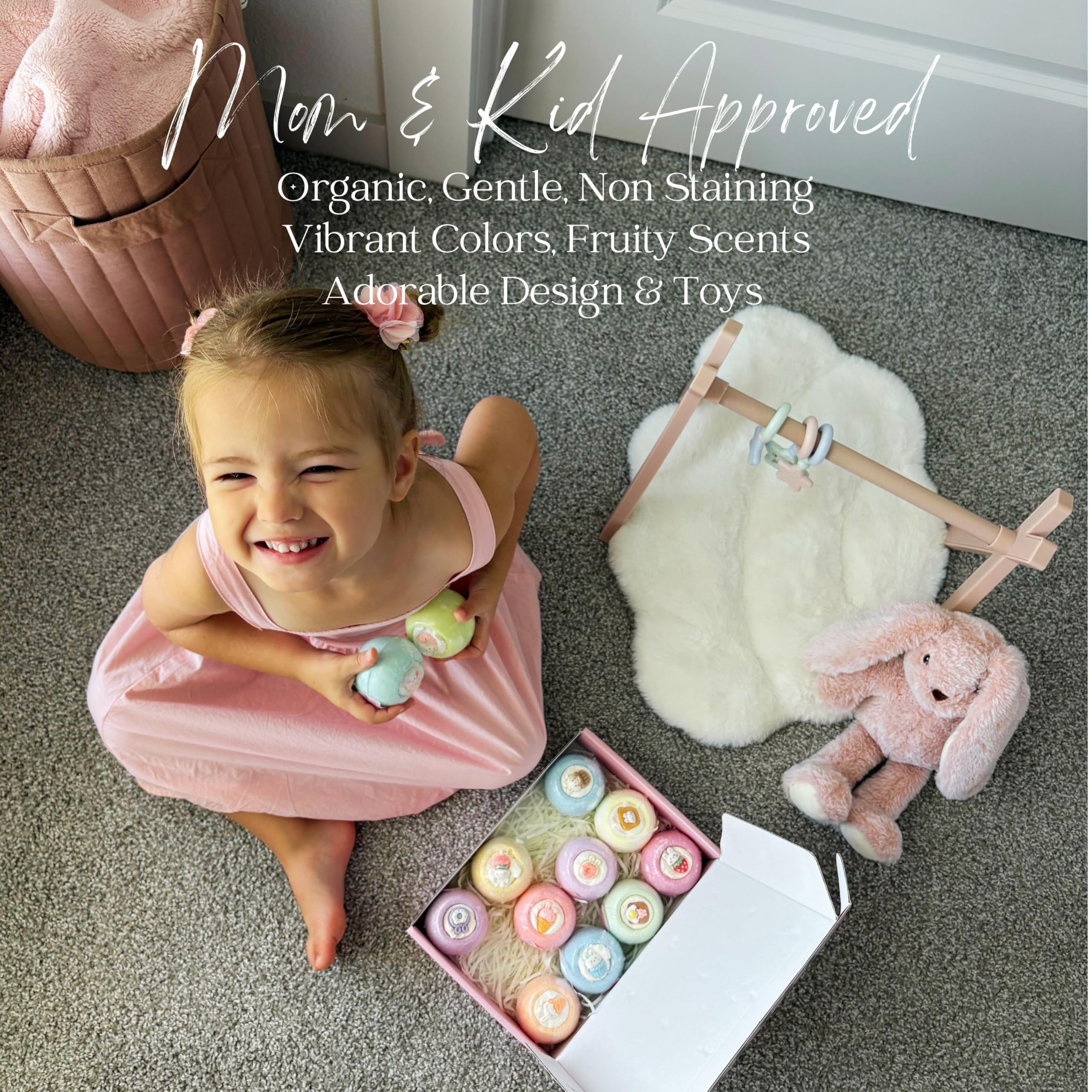 EvolutionUSA Bloom bath bombs individually wrapped for mess-free gifting and easy access