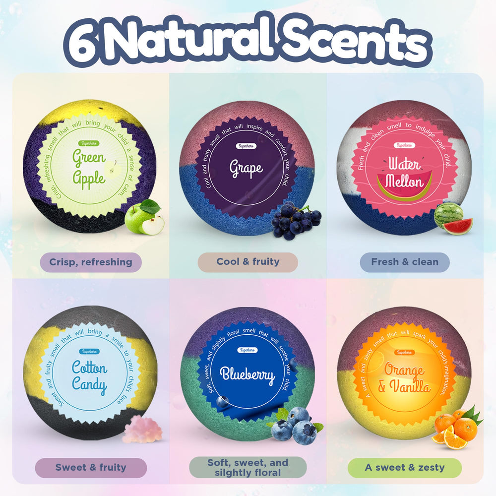 EvolutionUSA collectible bath bombs with 24 hidden toys