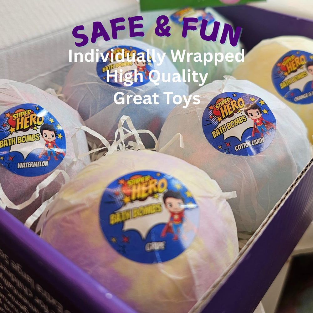 EvolutionUSA eco-friendly cruelty-free bath bombs designed for safe fun.
