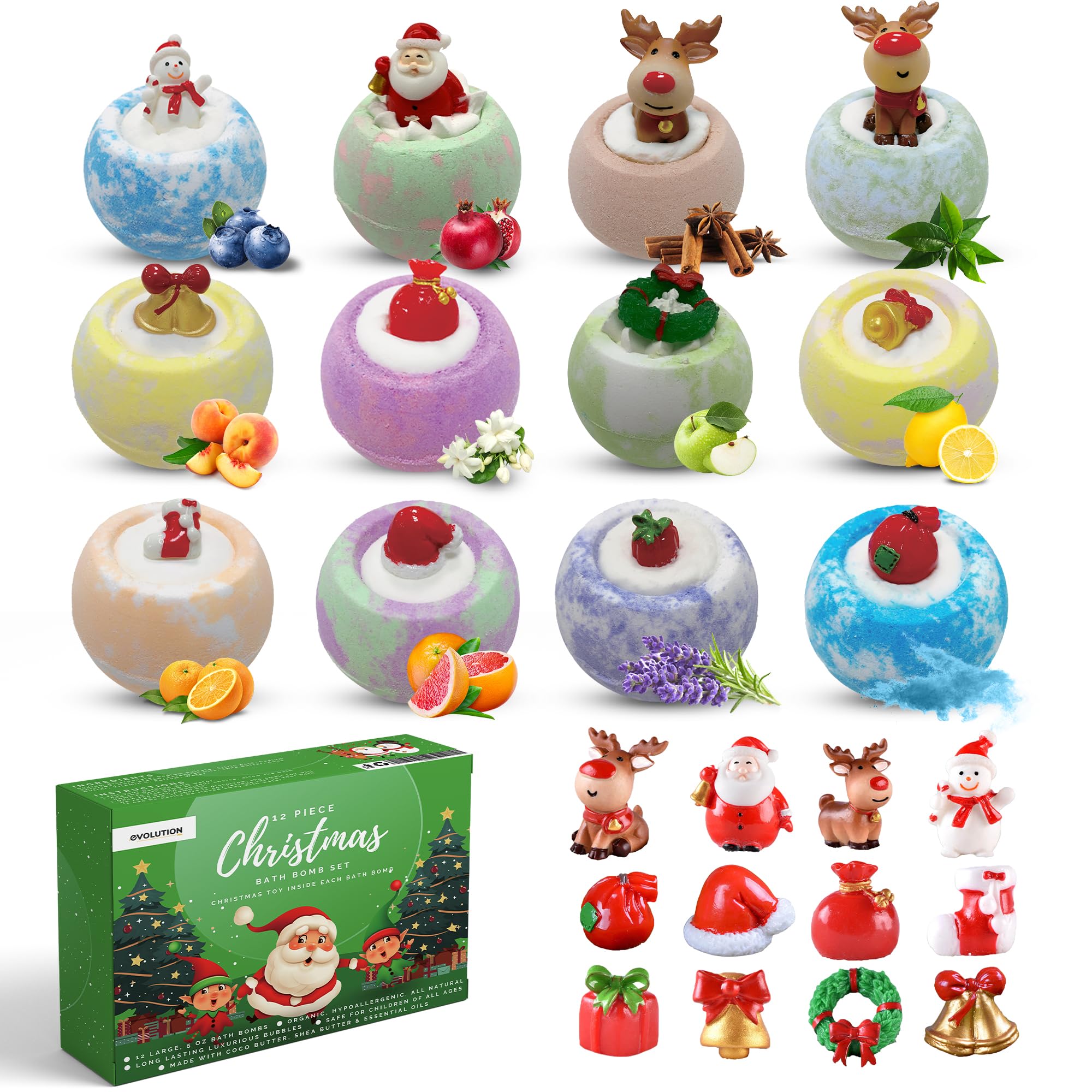 EvolutionUSA holiday stocking-stuffer bath bombs idea for kids