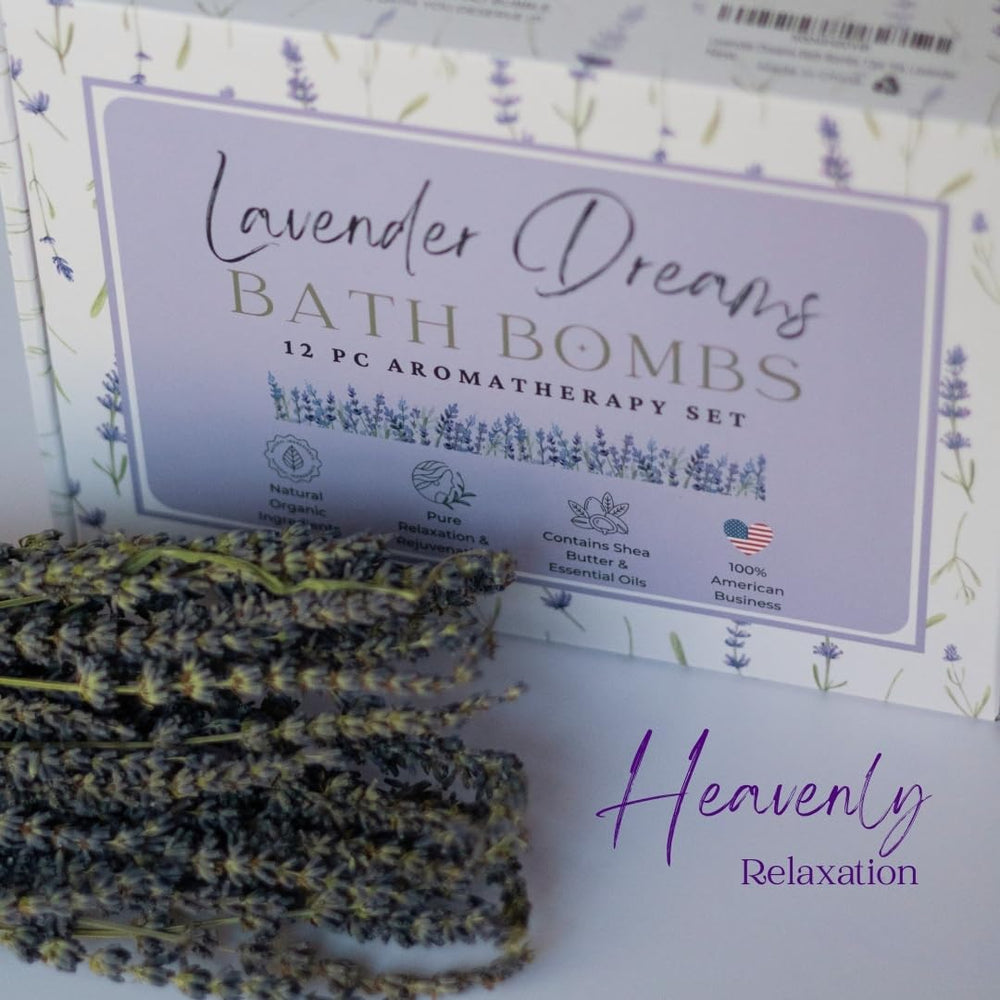 EvolutionUSA Lavender Dreams 12-piece set display demonstrates generous gifting option