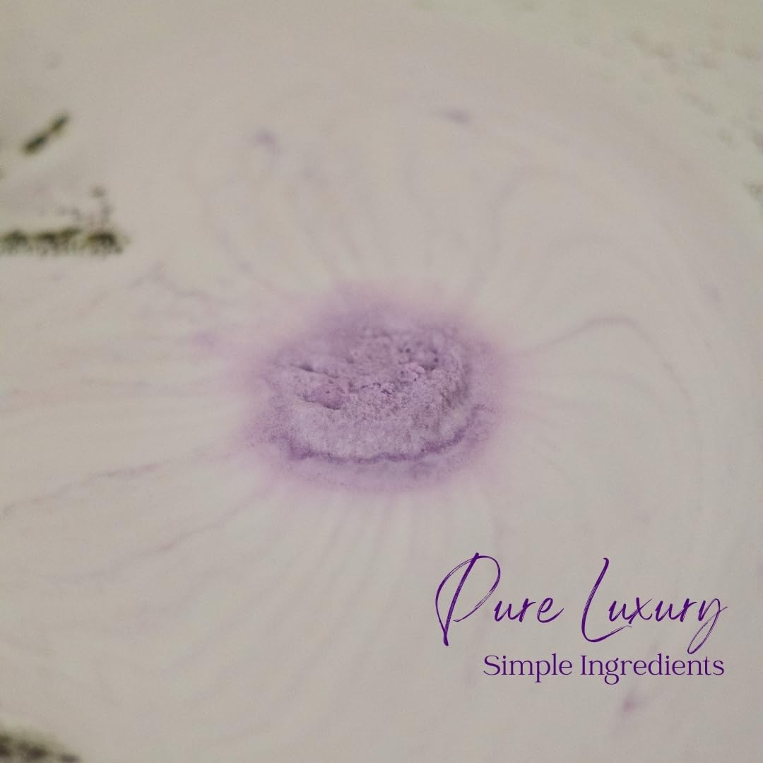 EvolutionUSA Lavender Dreams bath bombs sparkle detail signals premium fragrance release