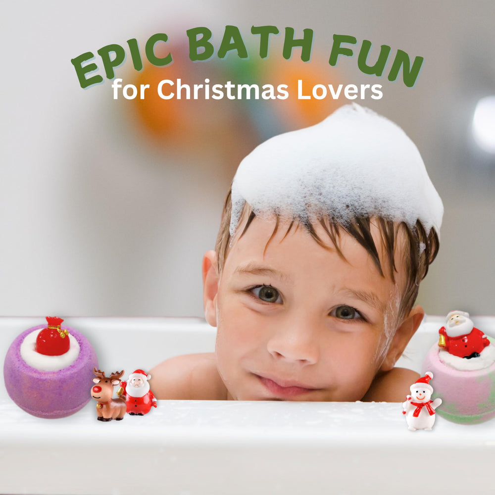 EvolutionUSA natural organic bath bombs for gentle kid-friendly care.