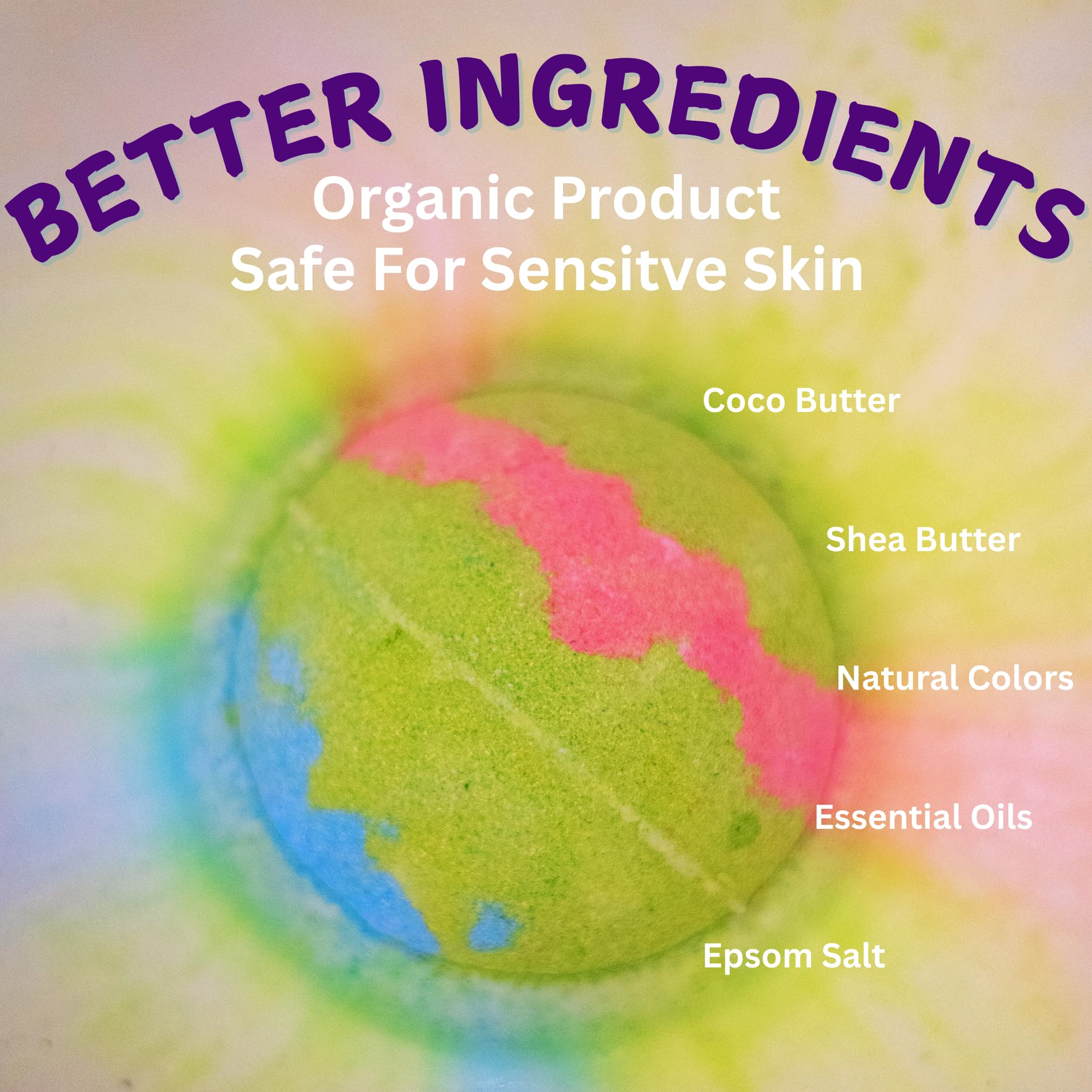 EvolutionUSA organic ingredients are gentle on sensitive skin.