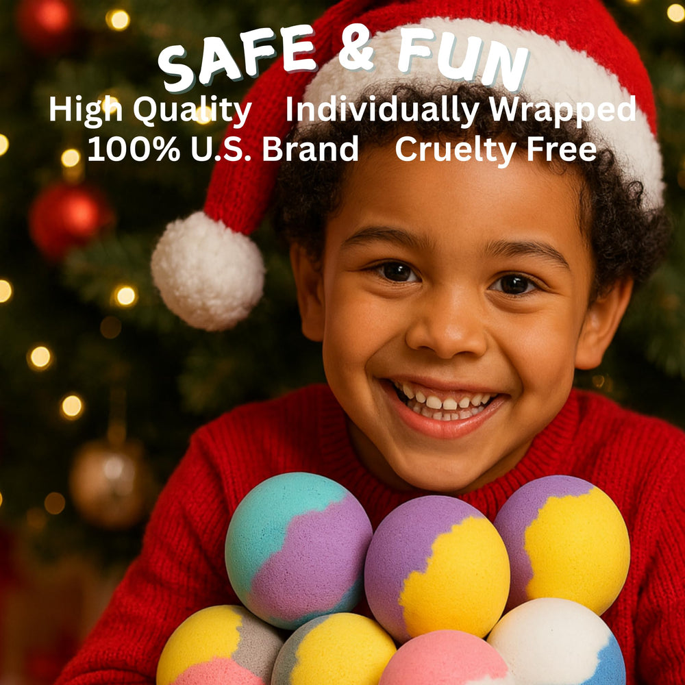 EvolutionUSA organic kids bath bombs use natural ingredients
