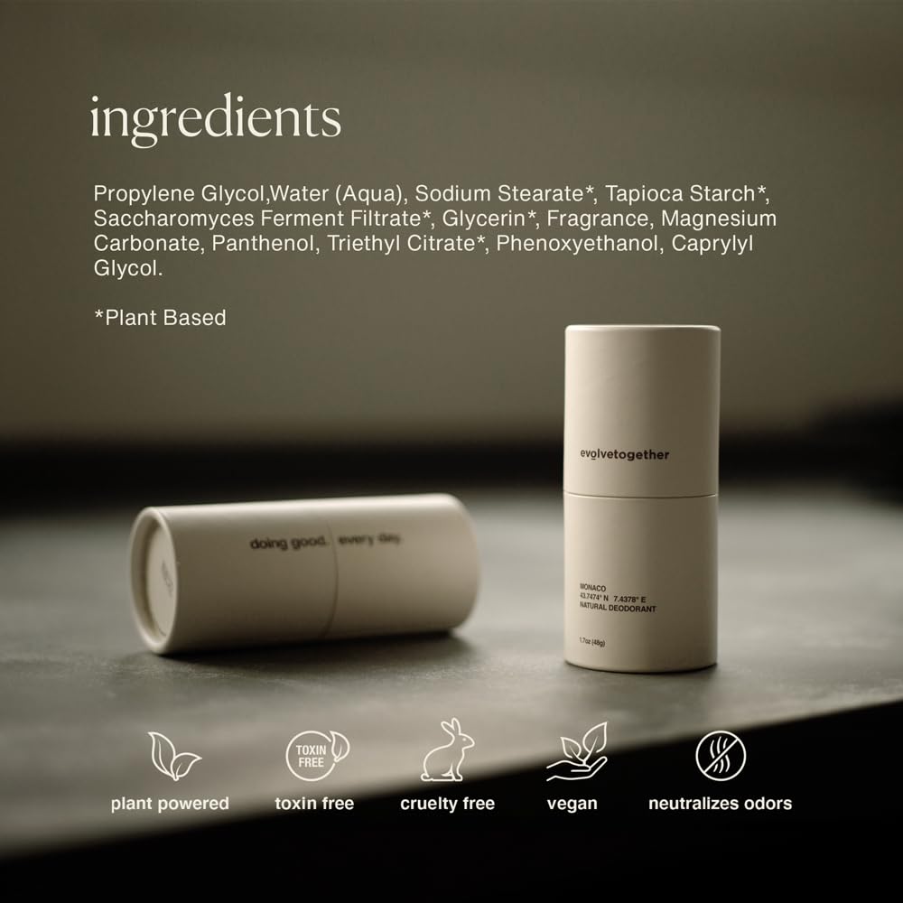 Evolvetogether vegan cruelty-free deodorant trusted by many.