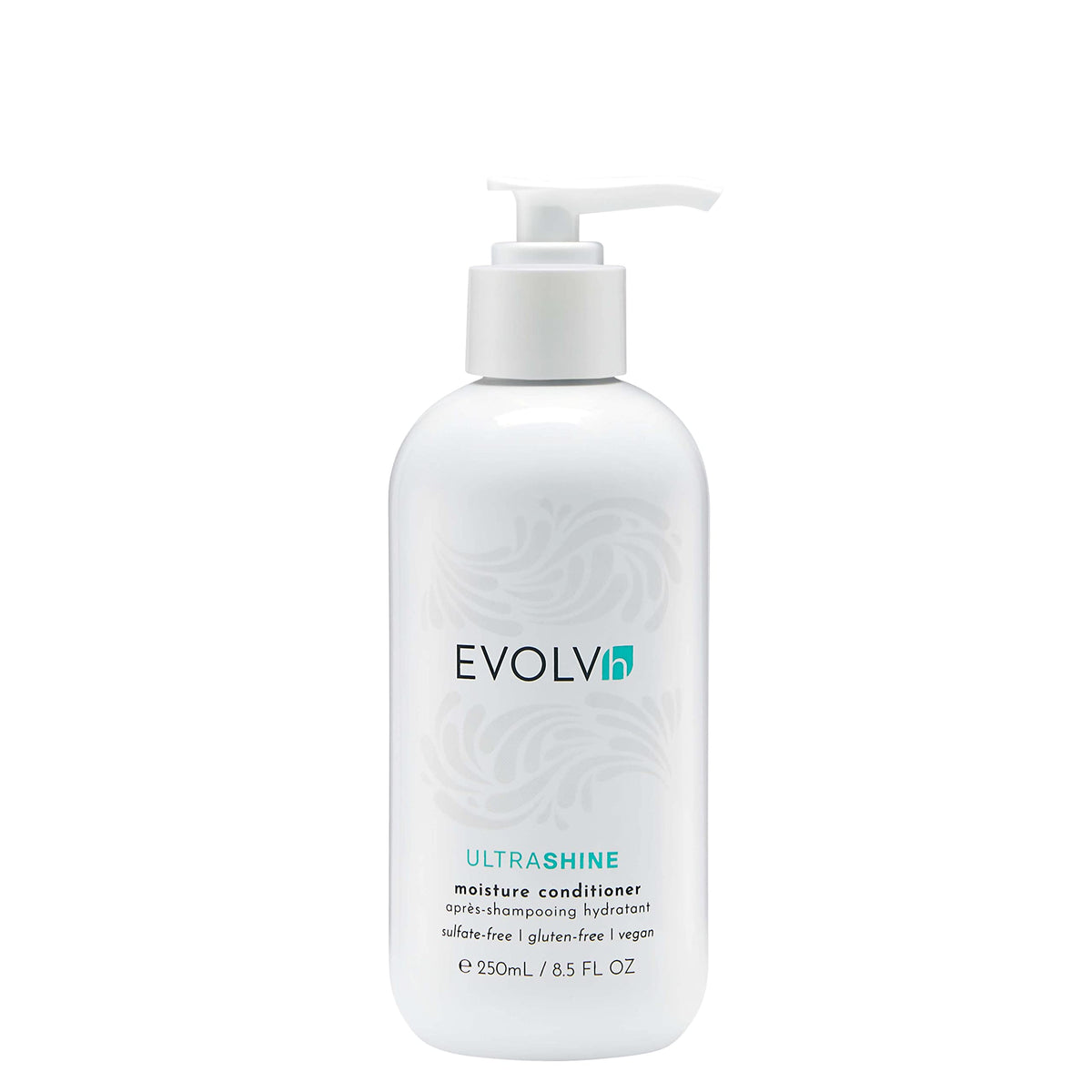 EVOLVh UltraShine Moisture Conditioner bottle ready to hydrate and smooth hair