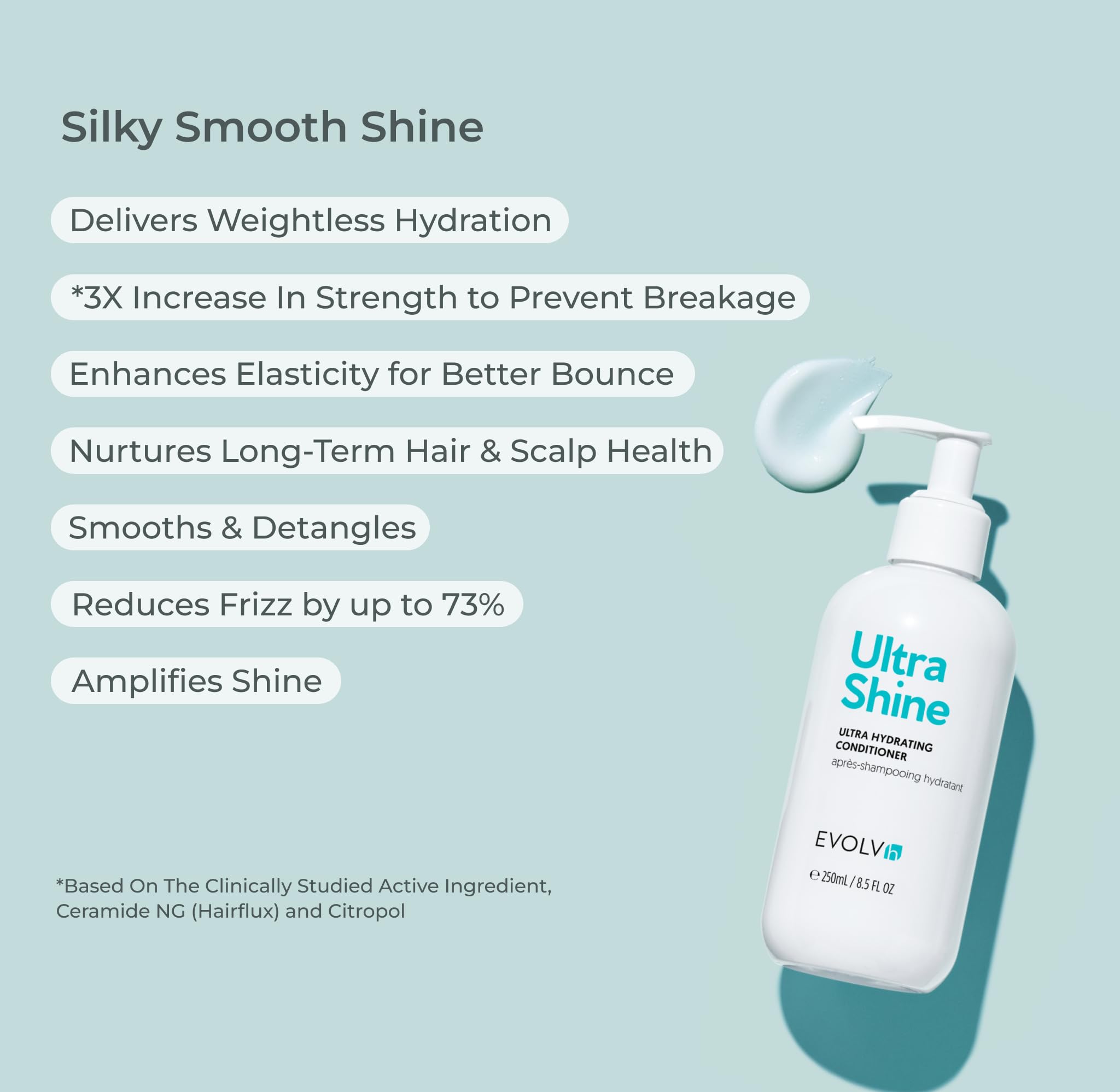 Key ingredients: safflower oil, seaweed extract for nourished hair
