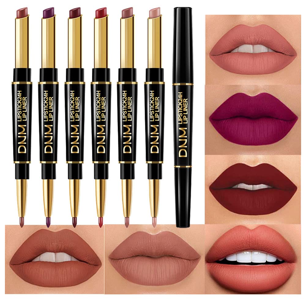 evpct dual-ended design for easy lip liner and lipstick application