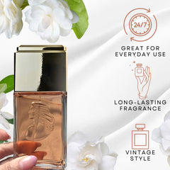 Evyan White Shoulders new-in-box packaging; classic fragrance presentation.