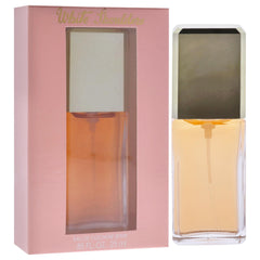 Evyan White Shoulders travel-size spray demonstrates portability for on-the-go fragrance.