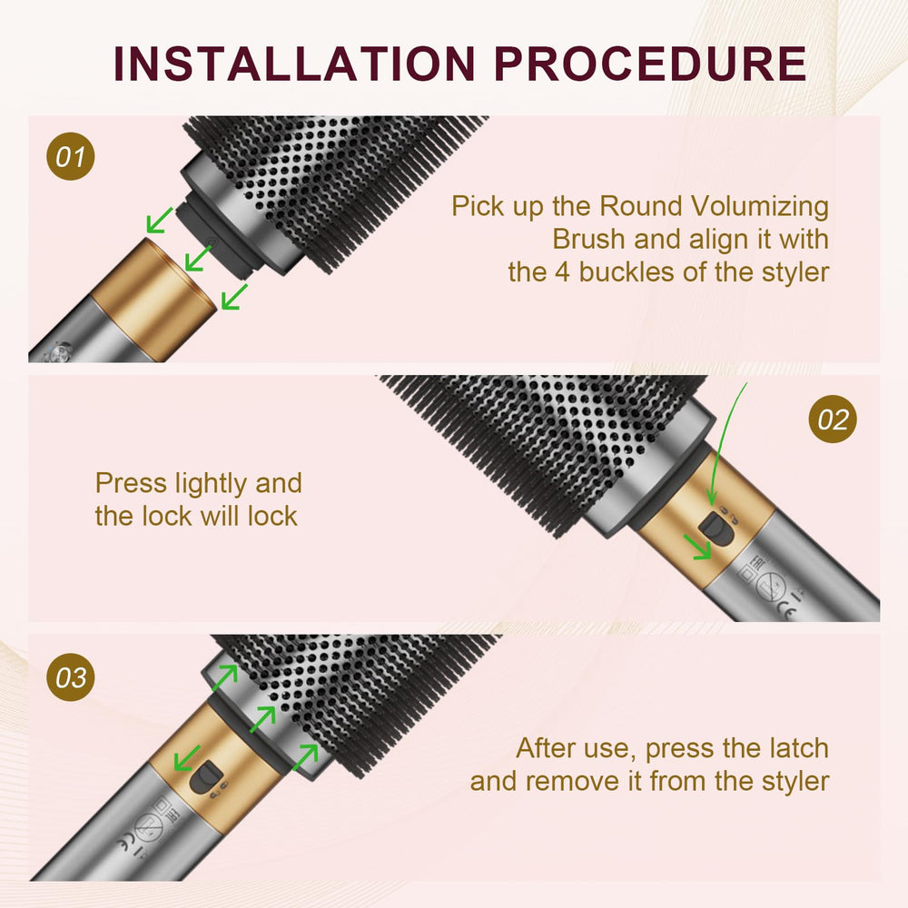 Ewigpower daily-styling-attachment ideal for consistent texture and natural volume.