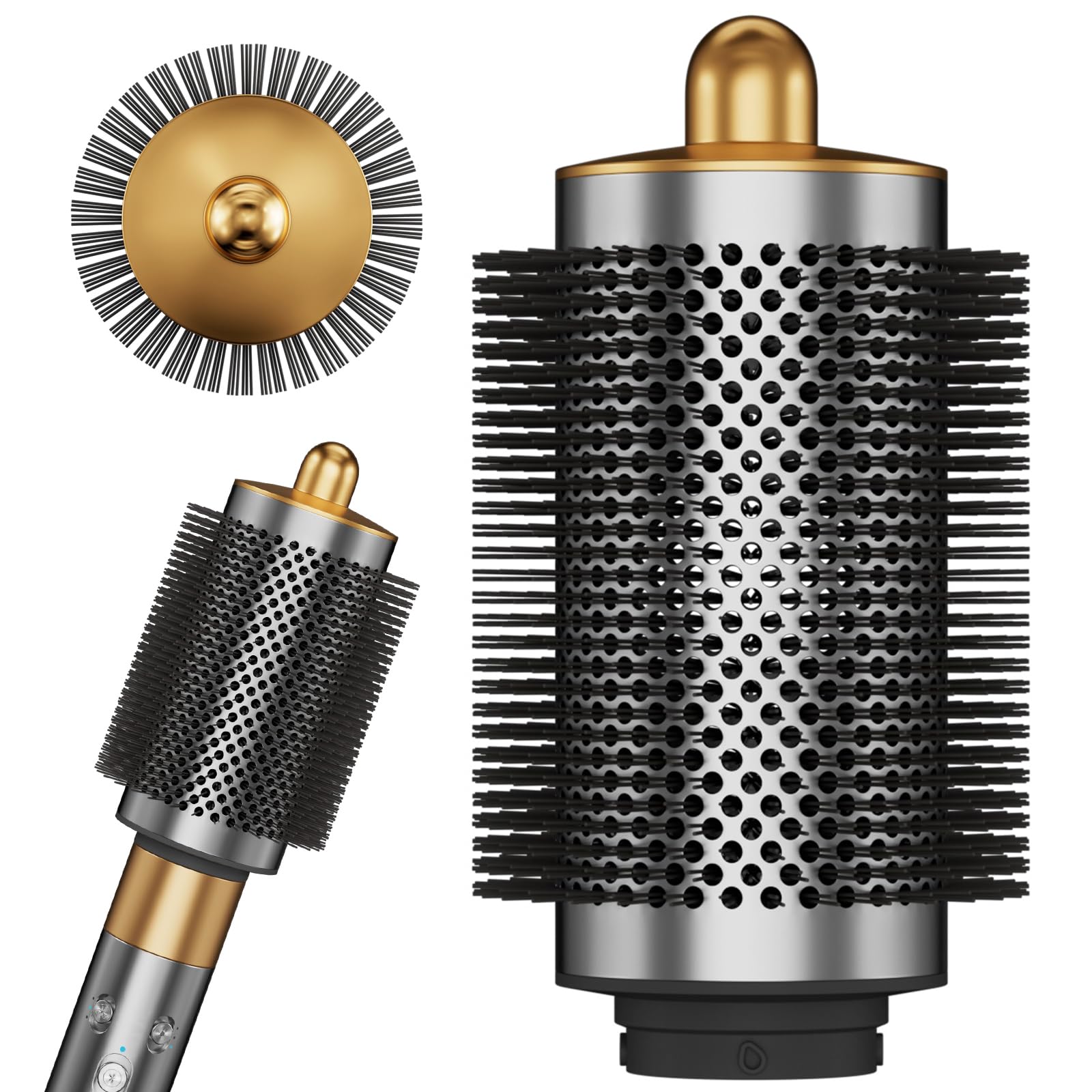 Ewigpower Dyson Airwrap round-attachment for smooth curls and comfortable grip during styling.