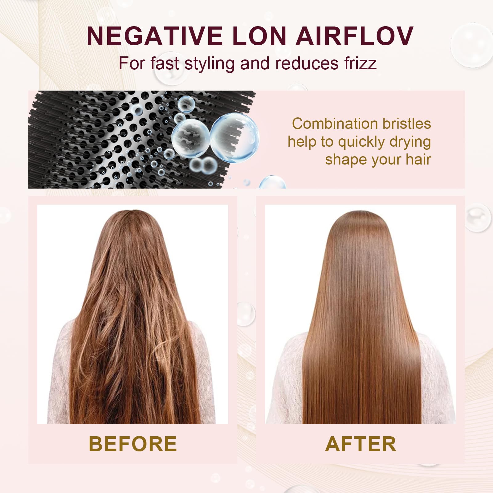 Ewigpower root-lift-and-smooth focus attachment for fuller looks during drying.