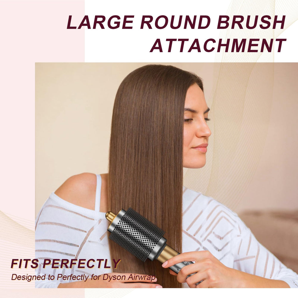 Ewigpower volumizing hair brush-attachment highlighting natural volume and smoother finish.