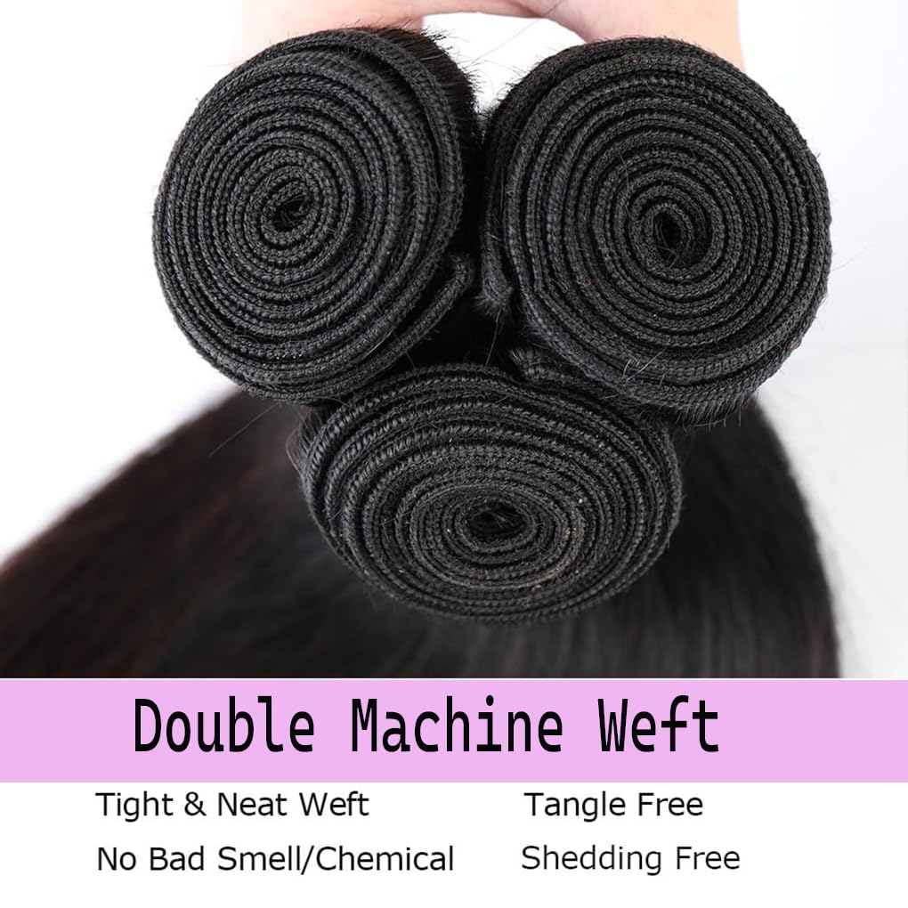 EWOSS bundles ready for wigs or half-up pony styles for effortless looks.