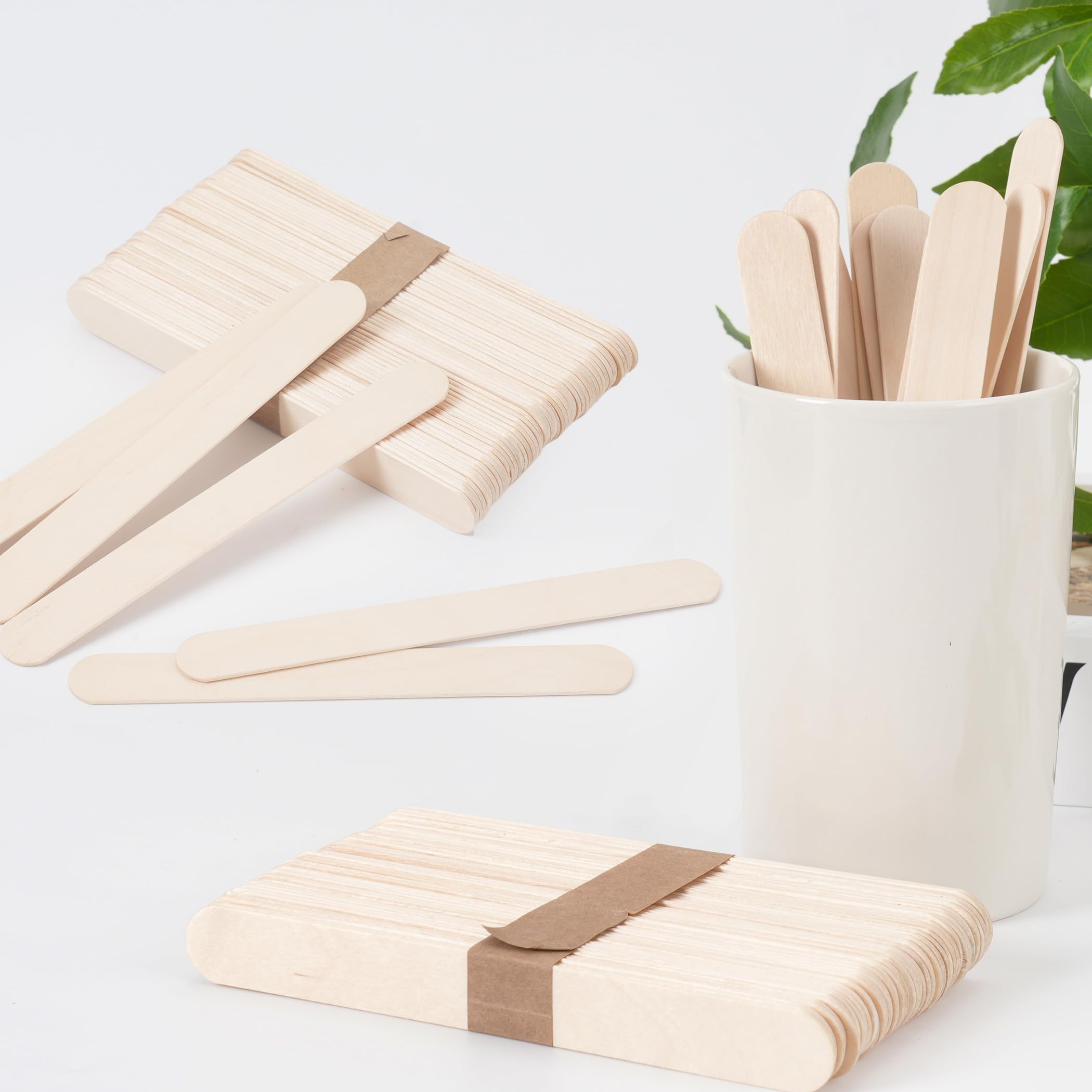 EWVVSS large wood crafting sticks ideal for DIY and crafts.